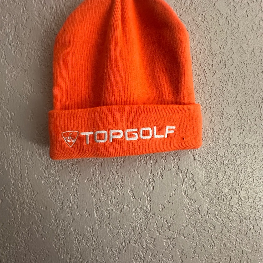 Topgolf Orange Beanie